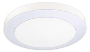 Paulmann LED-Außendeckenleuchte Circula, alb, senzor, IP44, Alb, Plastic, Modern