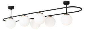 Lustra Sparklight, Negru, 124x40x33 cm