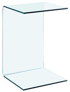 Masă laterală, 40x40x60 cm, sticlă securizată