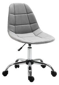 Vinsetto scaun rotativ, ergonomic, 59x59x81-91cm gri | AOSOM RO