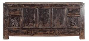 Bufet inferior din pin maro 200 cm Sideboard