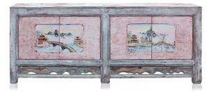 Bufet inferior gri din plop 212 cm Sideboard