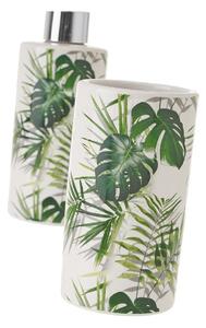 Set de accesorii de baie verde Palm Green – Casa Selección