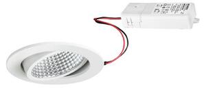 BRUMBERG Kerby-R spot LED încastrat, 4.000K, alb, reglabil, Alb, Camera de zi / sufragerie, Aluminiu, Corpuri de iluminat încastrate rotunde