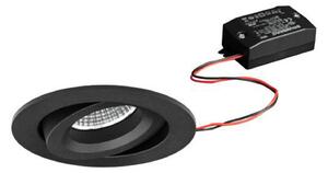 BRUMBERG BB34 spot LED încastrat nedimabil negru, Negru, Camera de zi / sufragerie, Aluminiu, Plafon încastrat