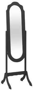 Oglindă autonomă, negru, 46x48x164 cm