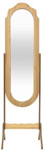 Oglindă autonomă, lemn deschis, 46x48x164 cm