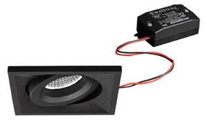 BRUMBERG BB37 spot LED încastrat nedimabil negru, Negru, Camera de zi / sufragerie, Aluminiu, Plafon încastrat