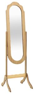 Oglindă autonomă, lemn deschis, 46x48x164 cm