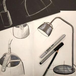Halo Design - Oslo Lampă de Masă Ø16 White/Oak