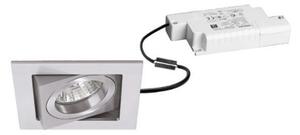 BRUMBERG Spot de încastrat cu LED Abran, aluminiu mat, RC, pivotant, reglabil, Metalic, Camera de zi / sufragerie, Aluminiu