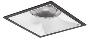 BRUMBERG Apollo Mega, neted, unghiular, 3.500 K, negru, Negru, Studiu / Birou, Aluminiu, Modern, Plafon încastrat