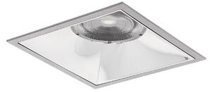 BRUMBERG Apollo Mega, neted, unghiular, 4.000 K, argintiu, Metalic, Studiu / Birou, Aluminiu, Modern, Plafon încastrat