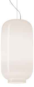 Foscarini Chouchin Bianco 2 LED pentru suspendare on/off, Alb, Bucătărie, Sticlă, Design
