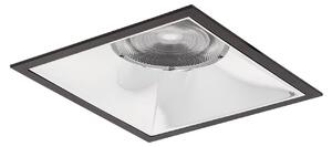 BRUMBERG Apollo Mega, neted, unghiular, 3.000 K, negru, Negru, Studiu / Birou, Aluminiu, Modern, Plafon încastrat