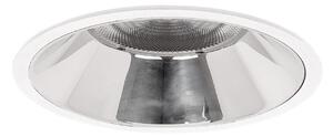 BRUMBERG Apollo Mega, neted, rotund, 3.000 K, alb, Alb, Studiu / Birou, Aluminiu, Modern, Plafon încastrat