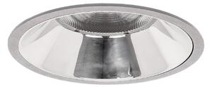 BRUMBERG Apollo Mega, neted, rotund, 3.500 K, argintiu, Metalic, Studiu / Birou, Aluminiu, Modern, Plafon încastrat