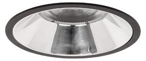 BRUMBERG Apollo Mega, neted, rotund, 3.500 K, negru, Negru, Studiu / Birou, Aluminiu, Modern, Plafon încastrat
