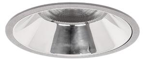 BRUMBERG Apollo Mega, neted, rotund, 3.000 K, argintiu, Metalic, Studiu / Birou, Aluminiu, Modern, Plafon încastrat