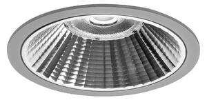 BRUMBERG Apollo Midi, fațetat, rotund, 4.000 K, argintiu, Metalic, Studiu / Birou, Aluminiu, Modern, Plafon încastrat