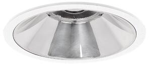 BRUMBERG Apollo Midi, reflector neted, rotund, 3.000 K, alb, Alb, Studiu / Birou, Aluminiu, Modern, Plafon încastrat