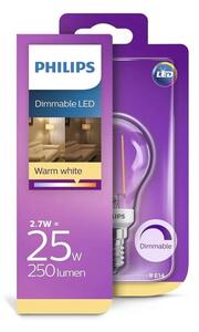 Philips - Bec LED 3W Glass Crown (250lm) Dimmable E14