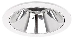 BRUMBERG Apollo Mini, neted, rotund, DALI, 3.500 K, alb, reglabil, Alb, Studiu / Birou, Aluminiu, Modern, Plafon încastrat