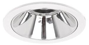 BRUMBERG Apollo Mini, neted, rotund, DALI, 3.000 K, alb, reglabil, Alb, Studiu / Birou, Aluminiu, Modern, Plafon încastrat
