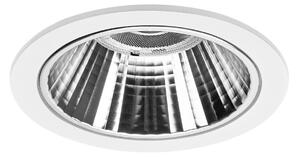 BRUMBERG Apollo Mini, fațetat, DALI, rotund, 3.000 K, alb, reglabil, Alb, Studiu / Birou, Aluminiu, Modern, Plafon încastrat