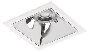 BRUMBERG Apollo Mini, reflector neted, rotund, 4.000 K, alb, Alb, Studiu / Birou, Aluminiu, Modern, Plafon încastrat