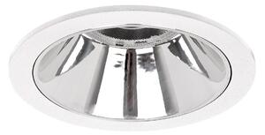 BRUMBERG Apollo Mini, reflector neted, rotund, 3.500 K, alb, Alb, Studiu / Birou, Aluminiu, Modern, Plafon încastrat