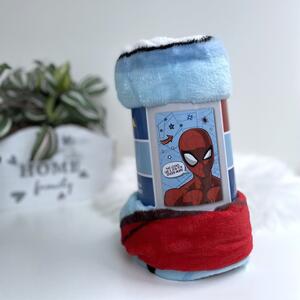 Pătură pentru copii roșu-albastru din micropluș 100x150 cm Spiderman – Jerry Fabrics