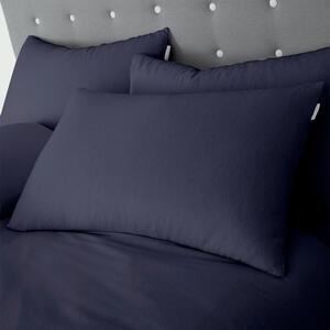 Lenjerie de pat albastru-închis din bumbac pentru pat dublu 200x200 cm – Catherine Lansfield