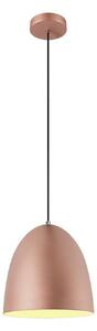 SLV Lampă suspendată Para Cone, Ø 30 cm, culoare cupru/alb, reglabil, Cupru, Camera de zi / sufragerie, Aluminiu, Modern