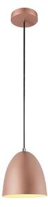 SLV Lampă suspendată Para Cone, Ø 20 cm, culoare cupru/alb, reglabil, Cupru, Camera de zi / sufragerie, Aluminiu, Modern