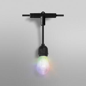 OSRAM SMART+ ghirlandă luminoasă LED WiFi STRINGLIGHT, RGBW 12 becuri, reglabil, Negru, Plastic, Modern