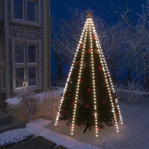 Instalație brad de Crăciun cu 400 LED-uri alb rece 400 cm