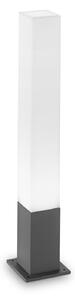 IDEAL LUX Ideal Lux Bornă luminoasă Edo square, antracit, GX53, Gri, Aluminiu