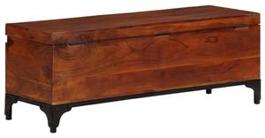 Cufăr de depozitare, 110x35x41 cm, lemn masiv de acacia