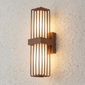Lămpi de exterior Lucande, Chandan, reglabil, Maro / Rugină, Balcon, Aluminiu, Modern