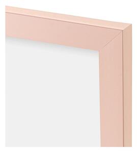 Ramă foto roz-deschis de perete din plastic 34x44 cm