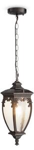 Maytoni Fleur lampă suspendată exterior, bronz, reglabil, Negru, Metal, Antichitate