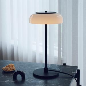 Nuura Aps Lampa de masă LED Blossi, înălțime 43 cm, negru/opal, reglabil, Negru, Camera de zi / sufragerie, Metal, Scandinavă