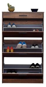 Pantofar Adore Extra, 3 compartimente, capacitate 18 perechi incaltaminte, 75 x 128 x 29 cm