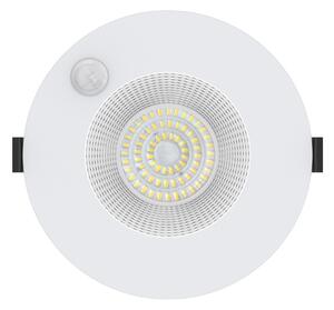 The Light Group SLC Shift downlight LED Ø 18cm alb cu senzor, reglabil, Alb, Hol, Metal, Plafon încastrat