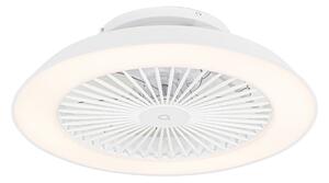 Ventilator de tavan inteligent alb cu LED cu telecomandă - Deniz