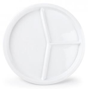 Platou alb din portelan pentru aperitive 23 cm Appetite