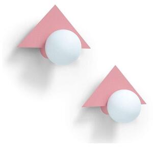 Swedish Ninja - Candy Little Triangle Aplică de Perete Bubblegum Pink Swedish Ninja