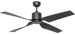 Ventilator de tavan Eco Ventos, gri, metal, IP44, DC, WiFi - CasaFan CasaFan, Eco Ventos, Gri, Metal, Modern