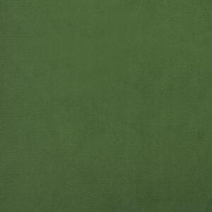 Scaune de sufragerie, 2 buc., verde închis, catifea